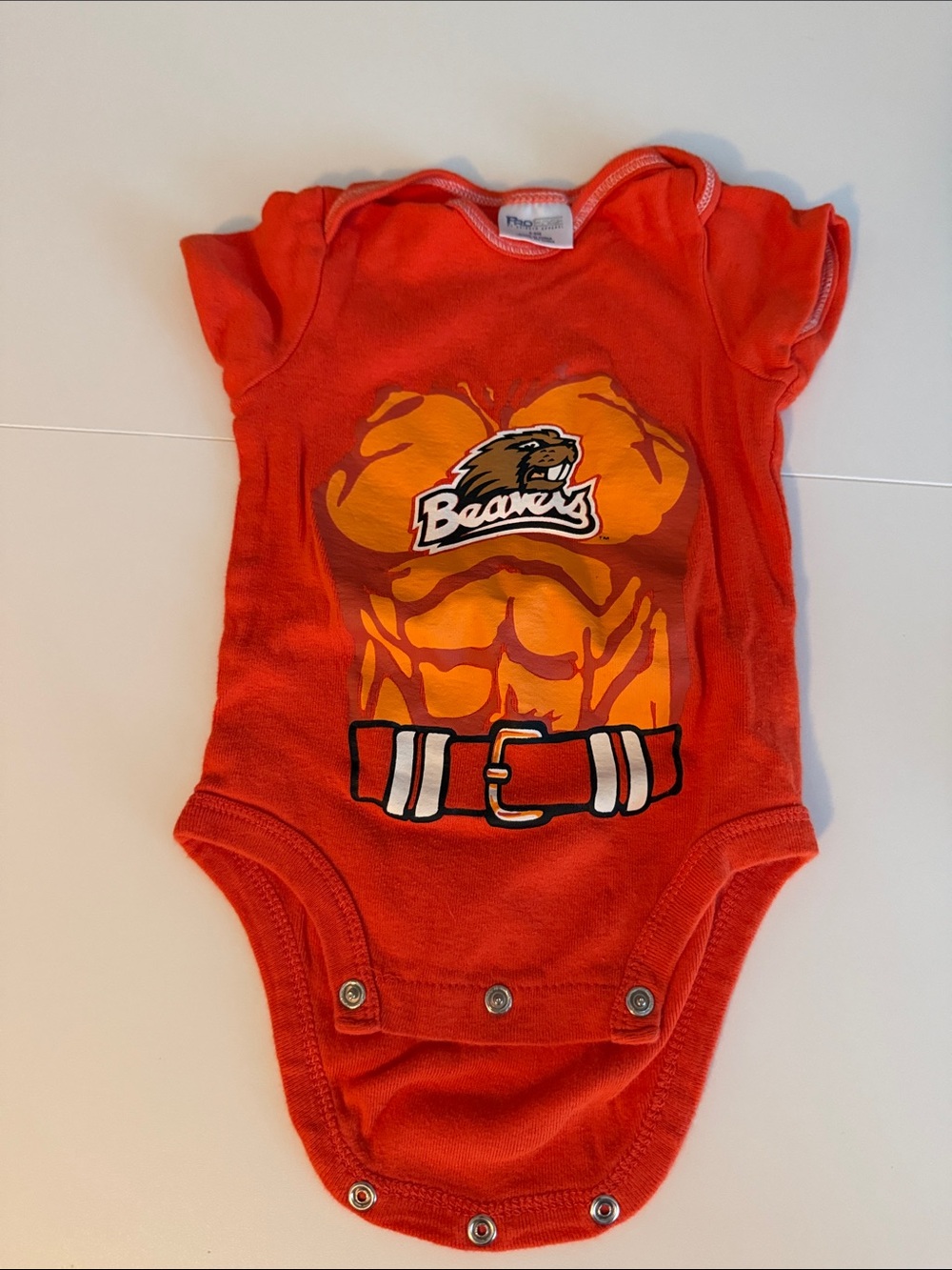 Oregon State Orange Baby One-Piece Bodysuit